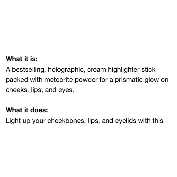 3/$20 NEW Milk Makeup Holographic Highlighting Stick in Mars, 7.1g - Picture 11 of 11